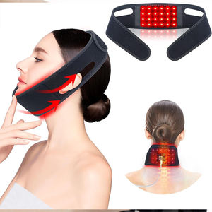 Terapia de luz roja para alivio en el hogar del dolor de cuello y fatiga, compresa caliente de luz roja para adelgazar el rostro y correa para la barbilla - Product Image 1