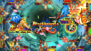 أحدث شعبية جديد الفاخرة 8 لاعب الممرات آلة لعبة صيد السمك بلاكبيرد غضب - Product Image 3