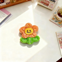 En gros Porte-clés en peluche Tournesol, Pendentifs créatifs pour sac à dos, Décorations de sac, Jouets pour enfants mignons, exquis et de style dessin animé, Cadeau