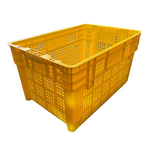 <span class=keywords><strong>Caisse</strong></span> en plastique empilable à Logo personnalisé, 600X400X315, boîtes à fruits, en plastique, avec couleurs meuble - Product Image 1