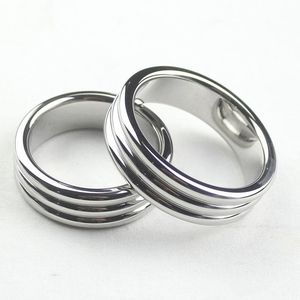 Verdickender Penisring aus Edelstahl, Penisschloss, Cock-Klemme zur Verzögerung der Ejakulation, Metall-Cockring für Männer - Product Image 1