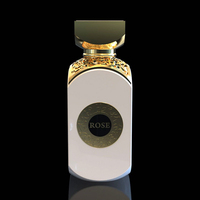 Botol kaca parfum mewah untuk kemasan desain baru 30ml 50ml 100ml botol kaca parfum kotak merah Crimp unik
