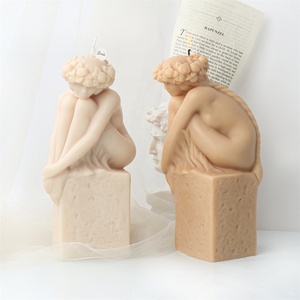 Virgo <strong>Christel</strong> Marott Zodiac Figurine Silicone Mold Goddess Statue Royal Copenhagen Gypsum Resin Crafts Art Sculpture Wax Tool - Product Image 1