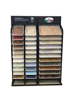 Présentoirs modernes personnalisés pour carreaux de céramique, granit et marbre, avec logo couleur sur mesure, lavables et modulables (DIY)