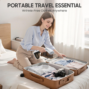 Vaporizador de Ropa Portátil de 1700W para Viajes y Hogar, Calentamiento Rápido, Vaporizador de Mano para Prendas - Product Image 4