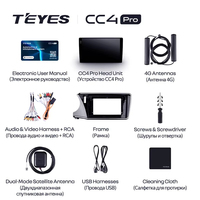 TEYES Autoradio CC4 PRO pour Honda City 2014 - 2017 CarPlay Android Auto 2DIN Autoradio multimédia stéréo