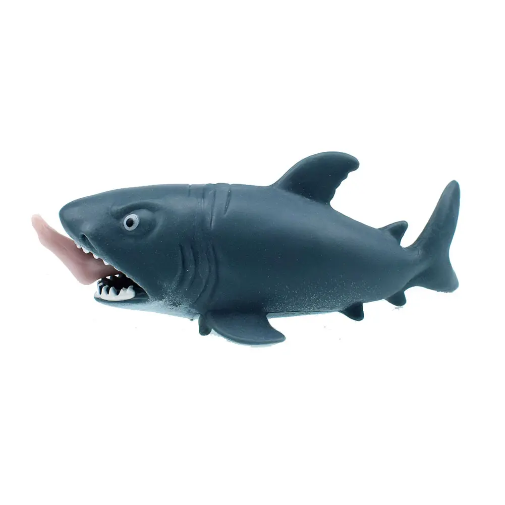 Shark Model Prank Squeeze Stress Relief Massage Toy Gift Novelty