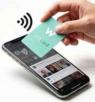 Impression de cartes PVC personnalisées, code QR programmable, carte RFID professionnelle, carte cadeau NFC Google Play