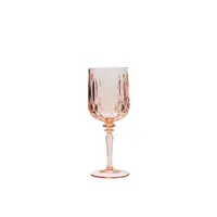 יוקרה ורוד שמפניה קופה מים גביע קר לשתות כוס לשימוש חוזר אקריליק זכוכית כלי קריסטל פלסטיק יין זכוכית סט Custom כוסות