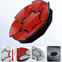 Autocollant adhésif puissant universel pour tableau de bord, support de téléphone à ventouse, disque de montage à six griffes de 80mm