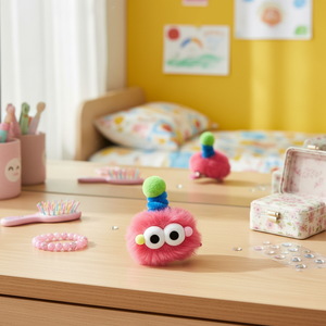 Moda di tendenza fatta a mano in stile coreano clip a scatto con strass di perline 5cm fiocco accessori per capelli per bambini vendita calda all'ingrosso - Product Image 3