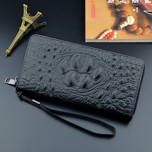 2021 nuovo <span class=keywords><strong>portafoglio</strong></span> con stampa di alligatore borsa per telefono cellulare con <span class=keywords><strong>cerniera</strong></span> lunga pochette porta biglietti da visita portafogli per <span class=keywords><strong>uomo</strong></span> - Product Image 6