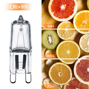 Venta al por mayor de fábrica, bombillas incandescentes blancas ajustables, voltajes 6V 12V 24V 120V 220V <span class=keywords><strong>G9</strong></span> G4 G8 G5.3 G6.35, lámpara <span class=keywords><strong>halógena</strong></span> - Product Image 4