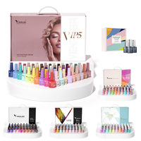 Kit de vernis à ongles Venalisa VIP 1-5, nouveau, sans HEMA, coffret cadeau, marque privée, 60 couleurs, ensemble complet pour salon, base et top coat, vernis gel OEM