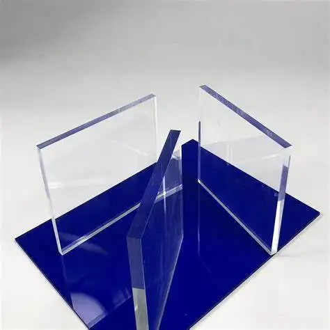 Fabricante hoja de plástico transparente de 1mm hoja de acrílico transparente de 1mm hoja de acrílico transparente 1/4 para caja de almacenamiento