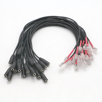 Adaptateur de casque Convertisseur Prise CTIA 3,5 mm vers Femelle RJ9/RJ10/RJ12 4P4C Prise de casque/téléphone pour la plupart des téléphones de bureau