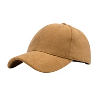 Gorra de béisbol de gamuza, 100% algodón, diseño clásico de pico de pato, unisex, para invierno, que estiliza el rostro, moderna, de 6 paneles