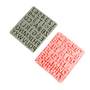 Silicone Chocolate Molds Numbers Letters Baking Cake Decorations Baby Shower DIY Candy Mold - Product Image 3