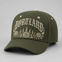 Casquette Snapback à visière courbée, brodée, 5 panneaux, style Trucker, avec face en mousse et filet, style West Coast Gothic Chicano Urban Streetwear, en gros