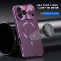 Coque de téléphone magnétique à protection intégrale avec cadre métallique et protection d'écran pour iPhone 18 17 16 15 14 13 12 Pro Max