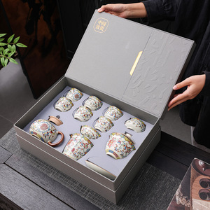 Coffret cadeau de <span class=keywords><strong>thé</strong></span> Ru Kiln Twining Lotus |   Cadeau festif - Product Image 3