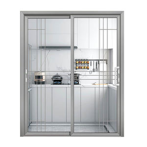 Porte coulissante en verre avec cadre en aluminium Porte vitraux et portes <span class=keywords><strong>Catalogue</strong></span> - Product Image 2