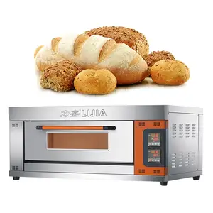 Hot selling 1 deck 2 trays commercial bakery deck electric cooker with oven ge manufacturers baking profile oven