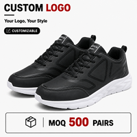 Chaussures de marche à lacets pour hommes en gros – Baskets décontractées confortables, couleur unie, design personnalisé, marque privée, chaussures de sport OEM ODM
