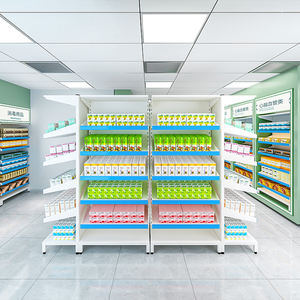 Étagère à médicaments en acier à simple face avec 6 plateaux coulissants réglables Clinique hospitalière Infirmerie <span class=keywords><strong>Pharmacie</strong></span> <span class=keywords><strong>Armoire</strong></span> à <span class=keywords><strong>pharmacie</strong></span> - Product Image 6