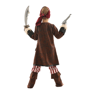 Nuovo Costume di Halloween per Bambini, Unisex, da Pirata <span class=keywords><strong>dei</strong></span> Caraibi con Pantaloni e Top in Poliestere - Product Image 4