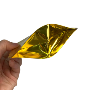 Hot Bán Bóng Kim Loại Vàng Đỏ Magenta Nắp Kéo Ziplock Túi Mùi Bằng Chứng Hoa Bao Bì <span class=keywords><strong>Pouch</strong></span> 3.5G Trống Mylar Túi - Product Image 5