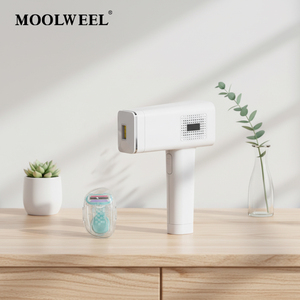 Épilateur IPL Moolweel T012C <span class=keywords><strong>pour</strong></span> usage domestique, voiture, anglais, États-Unis, corps entier, indolore, permanent, refroidissement par glace - Product Image 1