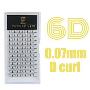 رموش مزدهرة وصلات رموش مسبقة الصنع مراوح حجم 3d 4d 5d 6d 10d تمديد فردي - Product Image 6