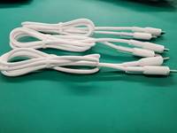 Cable de Datos Tipo-C a Tipo-C de Cobre Puro con Carga Rápida de 60W para iPhone 17, Color Blanco Cristal de Hielo, para Computadora