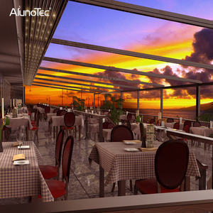 Pérgola Retráctil con Techo Motorizado, Toldos con Recubrimiento de PVDF, Techo de <span class=keywords><strong>Lona</strong></span> <span class=keywords><strong>para</strong></span> Jardín - Product Image 4