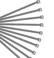 Attaches de câble autobloquantes grises professionnelles 100*3.6mm Nylon Zip Tie Wraps Heavy Duty Réutilisable Wire Wrap