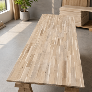 Planche de bois à jointures à doigts 2240x1220x15mm, écologique, pour mobilier d'intérieur, design scandinave - Product Image 6
