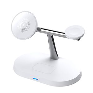สถานีชาร์จไร้สายแม่เหล็ก HiTao 3-in-1, แท่นชาร์จเร็ว 15W สำหรับหลายอุปกรณ์, แท่นชาร์จแบบตั้งโต๊ะ - Product Image 1