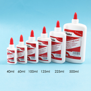 <span class=keywords><strong>Colle</strong></span> <span class=keywords><strong>blanche</strong></span> artisanale non toxique Foska à forte adhérence 40ml 60ml 100ml 125ml 225ml 500ml pour fournitures scolaires et de bureau - Product Image 3