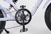Vélo électrique tout suspendu personnalisable avec pneus larges de 20 pouces, moteur Bafang 750W 48V, batterie au lithium, pour neige et plage