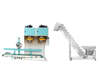 Machine de conditionnement d'aliments pour animaux Vente directe en usine Courroie automatique d'engrais organique Poids double seau