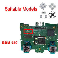 Bantalan Karet Konduktif Silikon Untuk Pengganti Kontroler PS5 BDM-020 Tombol Perekat L1 R1 L2 R2 Pengganti Keypad