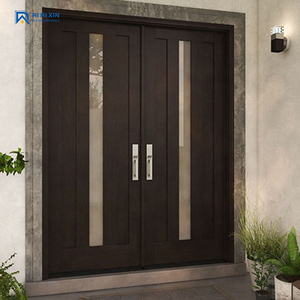 DAIYA Portes pivotantes modernes à double <span class=keywords><strong>entrée</strong></span> avec porte en acajou Design étanche à deux pivots en verre - Product Image 4