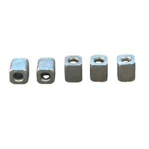 Tuercas Cuadradas Hechas a Medida de Acero al Carbono Q235 Niqueladas para la Fabricación de Equipos de Transporte Ferroviario - Product Image 3