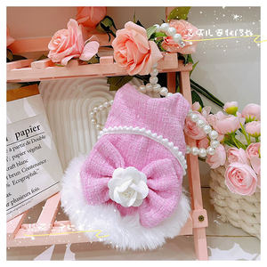 Dog Clothes Autumn/Winter Pet Cat Velvet Princess <strong>Skirt</strong> - Product Image 4