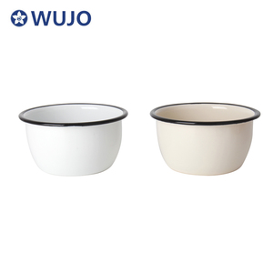 Cuencos pequeños de esmalte chino de estilo Retro, cuencos con logotipo personalizado, 12cm - Product Image 4