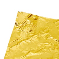 Marque privée de luxe, impression en relief personnalisée, petit emballage de feuille de chocolat argenté coloré pour produit cadeau