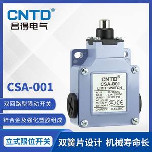 Microinterruptor de Límite CNTD Changde CSA-001, Resistente al Agua y al Aceite, Botón Pulsador Máx. Corriente 10A - Product Image 5