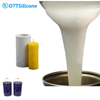 Caoutchouc de silicone liquide souple pour faire des moules en résine/bougies, silicone liquide RTV-2