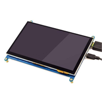 HD-MI giriş LCD ekran 7 inç 1024*600 TFT LCD ekran RGB TFT IPS 7 inç LCD ekran ahududu Pi dokunmatik ekran HD-MI kurulu